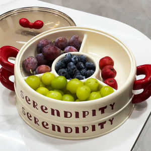 Elegant Multi-layer Snack Plate High-end Premium New Year Fruit Basket Nuts Plate Celebration Home Living Room Tea Table