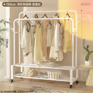 Foldable Floor-Mounted Clothes Drying Rack Student Dormitory Home Bedroom Storage Organization Clothing Care Accessories