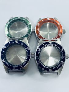 Stainless Steel Watch Case 40mm Black Green Orange Blue Suitable for NH34 NH35 NH36 NH37\38 Core Other Brand Accessories