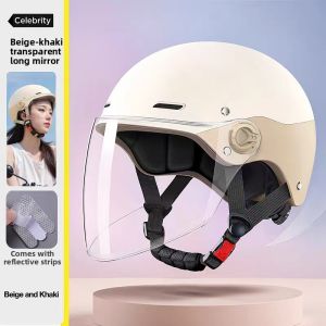 HONGLIN | New National Standard 3C Certified No-pressure Head Sun Protection Electric Bike Helmet