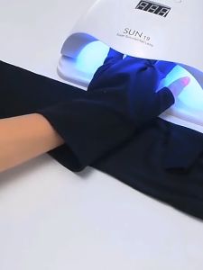 Sarung Tangan Nail Art Anti Lampu UV Manicure Glove Anti-UV 1 Pasang