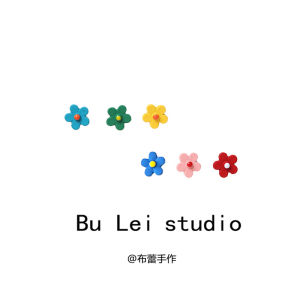 Korean Style Flower Ear Cuffs Silver Needle Ear Jewelry No Piercing Required 6 Color Combination Small Size for Girls Spring Summer