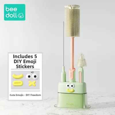 beedoll | Portable Newborn Infant Milk Bottle Cleaning Brush Set