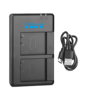 Probty USB-C Camera Battery Charger for Ricoh GRIV GR IV Ricoh GR4 Battery Charger Ricoh DB-120 Charger with Charging Cable