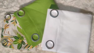 Quarter7 Curtains - Geena Fabric - Contessa design Curtain - Green - SOLD PER PIECE/PER SET