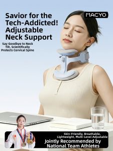 MACYO | Adjustable Breathable Anti-Look-Down Neck Support