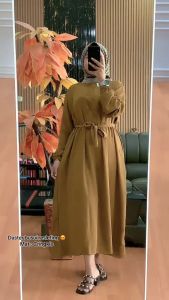 DRESS WANITA TERBARU BAHAN CRINKLE