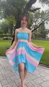 (ร้านค้าส่งไว)ชุดครอบครัว เดรสเซ็กซี่ ชุดไปทะเล ชุดเด็ก ชุดครอบครัวไปทะเล ผ้าไหมอิตาลี  ชายหญิงใส่ได้ ชุดพ่อแม่