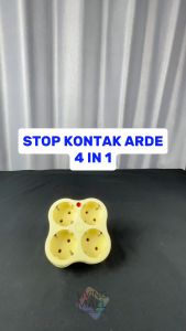 Multi Socket 4 In 1 / Stop Kontak Arde / Soket 4 Lubang SNI / Merk CAHAYA SC-394