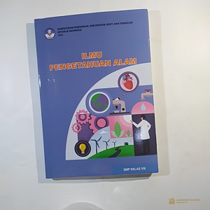 Buku Paket Pelajaran IPA Kelas 8 SMP/MTs Kurikulum Merdeka Belajar Terbaru Kurmer Kumer Untuk Anak Murid Sekolah Menengah Pertama Penggerak 2021-2023 Siswa Kls 2 Delapan SMP Mapel Mata Ilmu Pengetahuan Alam Penerbit Kementrian Pendidikan Kemendikbud