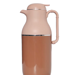 [SG Stock] 1L Thermal Coffee Carafe Double Walled Vacuum Coffee Pot Thermal Carafe Thermos Pot With Wood Handle Water Kettle Insulated Flask
