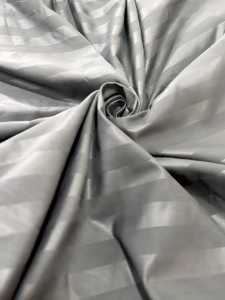 Bedsheet Set Breathable&Confortable Plain Stripe 3in1(1bedsheet+2pillowcases) Soft Fabric Poly Cotton Fully Garterized Bedsheet 4Sizes: Single/Double/Queen/King & 8Color: White/Pink/Purple/Light grey/Dark grey/Green/Dark Blue/Khaki