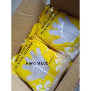 A and M Boz 50packs Disposable Food Gloves for Food Restaurant Kitchen Catering