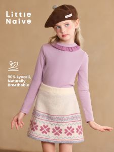 Little Naive | Lycell Elastic New Design Lace T-shirt