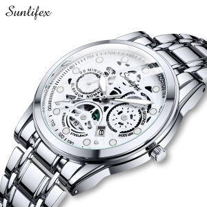 SUNLIFEX Jam Tangan Pria Tipis Bercahaya: Solusi Santai Bisnis & Kehidupan Sehari-Hari