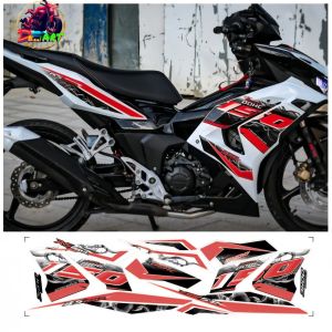 Tem rời WINNER X V3 - Mẫu khói. Chất liệu PPF Cao Cấp : 3 Lớp Chống Nước Chống Phai Màu. Nhãn Dán Decal