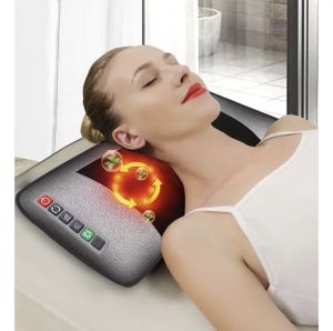 Full Body Massage Chair Pad Shiatsu Massage Cushion Mat Heating Vibrating Massage Mattress Foldable Heated Massage Pad with Airbag Traction 9 Speed Adjustable 10 Vibrating Motors