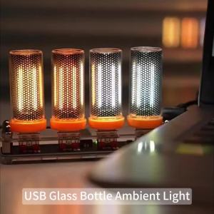 Retro USB Led Filament Night Light Yellow Warm Bulb Touch Dimmable Lighting RGB ambient light For Home Decor Emergency Lighting