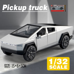 LEO 1:32 Tesla Cybertruck Diecast Model Car Alloy Cars Toys Collection Gift For Kids Boy Girl