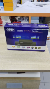 ATEN 4-Port HDMI Splitter 1/4 กระจายสัญญาณ HDMI 1 input ออก 4 จอ รองรับ 4K รุ่น VS184A | ยี่ห้อ ATEN