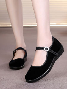 JIKE | Womens Black Canvas Shoes