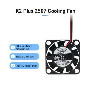 K2 Plus Model Fan Cooling Module 24V 3010 Heatbreak Fan K2 Plus 2507 Axial Fan Extrusion Motor Fan for K2 Plus 3D Printer Parts