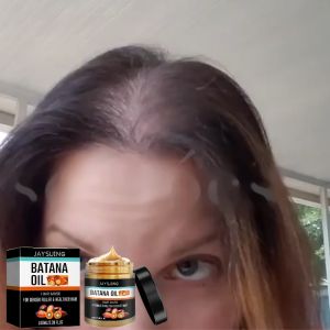 JAYSUING Batana Hair Mask Batana Essence Hair Regrowth Oil Natural Mask for Dry Damaged Hair Biotin Encourages Growth Hair Volumizing Smooth Elastic 100ml