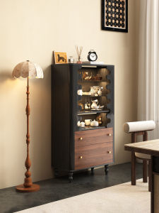 Weimei | Elegant Wave French Style Display Cabinet