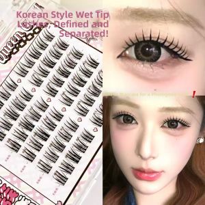znk | Korean Style Upturned D-Curl Fake Eyelashes Black Band