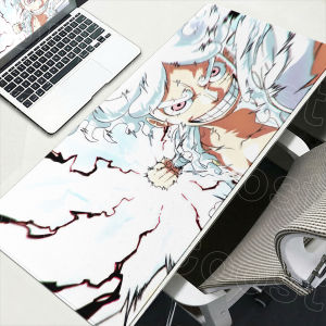 Bandai | PC Anime Desk Pad XXL Gamer Lock Edge Mouse Mat One Piece Luffy Large Gaming Keyboard Mausepads Student Writing Anti-slip Carpet