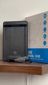 Casing Hardisk SSD Eksternal 2.5" USB 3.0 HDD Enclosure SATA With Cable FOXGEEN FDA-E32 PREMIUM STOCK
