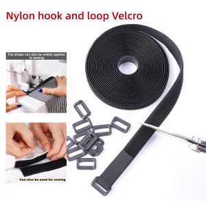 Adjustable Cable Strap Free Cutting Length Hook and Loop Fixing Strap for Cable Organization Wire Management Rope Organizer