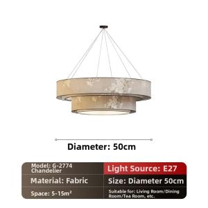 SANGEJIANGREN | Song Style New Chinese Zen Design Home Chandelier