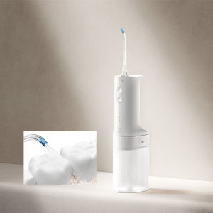 Xiaomi | Xiaomi Mijia Oral Irrigator 2 Portable Electric Water Flosser 200ml Type-C Charge 3 Modes for Teeth/Gum Cleaning 2 Nozzles