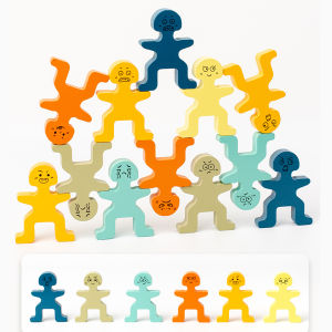 Early educatio เด็กการศึกษาอาคารบล็อกของเล่นไม้ BALANCE Blocks ของเล่นเด็กคุณภาพสูงการออกกําลังกายทักษะ