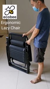 EcoBee Modern Foldable Relax Zero Gravity Armchair Lazy Chair Kerusi Baring Kerusi Malas