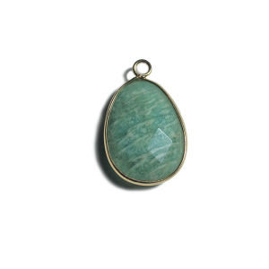 High Quality Amethyst Amazonite Moonlight Labradorite Yellow Tiger Oval Faceted Faceted Necklace Phnom Penh Pendant