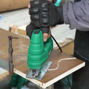 ISKU Mesin Gergaji Kayu Jig Saw 450W Mesin Gergaji Ukir Jigsaw Potong Kayu Listrik Jig Saw Machine