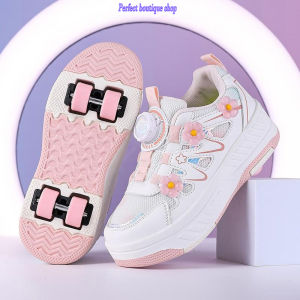 Childrens and girls Roller SkatesAdult Outdoor Sports Roller SkatesFour-Wheel Detachable Walking