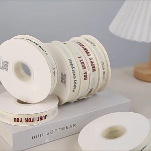 [32M] 2cm INS Style Ribbon Birthday Cake Best Wish Doorgift Wrapping Ribbon Riben Hadiah 网红高级绷带生日快乐蛋糕包装丝带