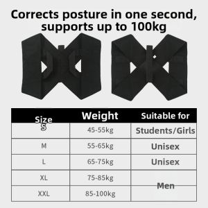 Invisible Posture Correcting Back Support for Men