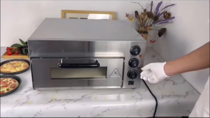 Electric Pizza Stone Oven Heavy Duty For Commercial Use Single Layer Up to 15" Pizza