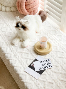 Manyue Home Ins Cream Color Stuffed Fall and Winter Bedroom Window Cushion Non Slip Ledge Cushion Balcony Tatami Cushion