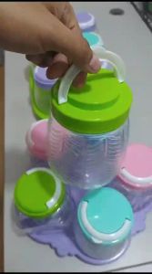 Toples & Nampan Plastik Malibu Ruby: Set Nampan Plastik Berkualitas