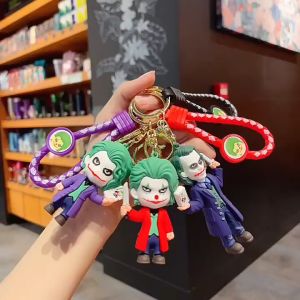 Gantungan Kunci Joker Batman Keychain Gantungan Tas Ransel Karakter Kartun Super Heroes Batman Joker