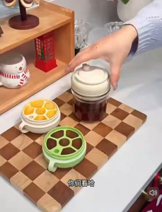 APA 3-in-1 Ice Cube Tray Ice Cup Maker Ice Mold Frozen Ice Maker Drink Container Beverage Tool Kitchen Accessories Home