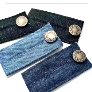 New Style Elastic Waist Extender/Adjustable Pants Jeans Trousers Waist Expander/Waistband Extender Button/DIY No Sew