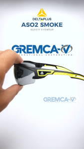 Delta Plus ASO2 Smoke Safety Glasses Eye Protection Anti Mist Anti Scratch UV400 Sport Design