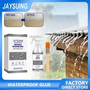 Jaysuing Super Strong Sealant Spray Anti-Leaking Sealant Agent Waterproof Leak-trapping Repair Spray Broken Surface Glue Invisible Waterproof Sealant Agent Toilet Sink Anti-Leak Glue Strong Bonding Adhesive Clear Sealant Repair Tool