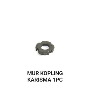 Mur Kopling Karisma M14 (Harga Per 1 PCS) - Mor Mur Baut Baud Nut Hex Rumah Kampas Kopling Kopleng Kupling Kupleng Coupling Clutch Drat 14mm Kunci Mahkota Honda Kharisma X Karisma D Kirana Supra X 125 Fi Supra X 125 DD Double Disk